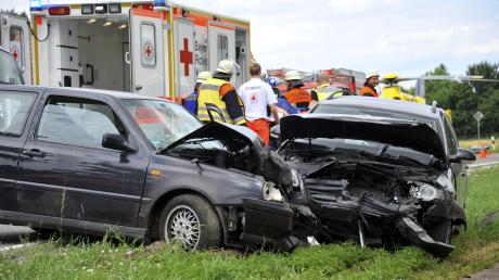 Vier Verletzte gab es am Sonntag bei einem Unfall bei Schwenningen.