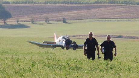 Am Mittwoch musste ein Pilot bei Amerdingen notlanden. Die Polizei berichtet: kein Schaden und keine Verletzten.  