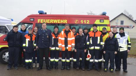 Für ihren Kameraden Anton haben die Feuerwehrler in Schwenningen und Gremheim fleißig bei der Typisierungsaktion im Sportheim Schwenningen mitangepackt. 