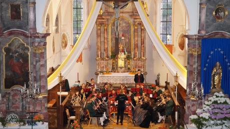 Das Konzert des Musikvereins Aislingen war ein voller Erfolg.  	