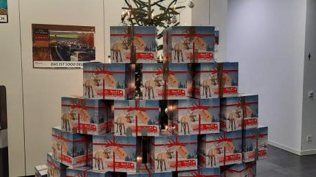 Ein Beispiel aus Lauingen für die letztjährige Aktion der Weihnachtstrucker. 
