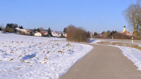 Oberbechingen und Burghagel verbindet ein Weg für Fußgänger und Radfahrer. 
