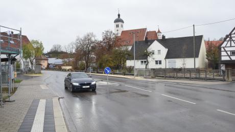 Bereits abgeschlossen: Die Ortsdurchfahrt in Haunsheim wurde saniert. 