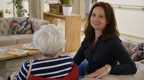 Anja Schweyer ist seit 1. März die neue Einrichtungsleitung in der Pro-Seniore-Residenz in Bissingen. Sie will gemeinsam mit ihrem Team für einen Neuanfang mit viel Lachen sorgen, wie sie sagt.  