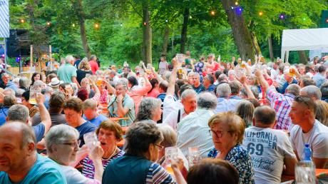 In einer lauen Sommernacht fand nach 15 Jahren das erste Parkfest im Lauinger Luitpoldhain statt.