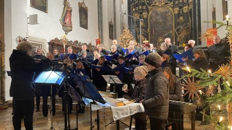 Der Kammerchor Calypso gab in der St.-Leonhard-Kirche in Unterliezheim und in der Höchstädter Stadtpfarrkirche (Foto) zwei besinnlich-schöne Konzerte unter dem Aufruf "Jubilate Deo".