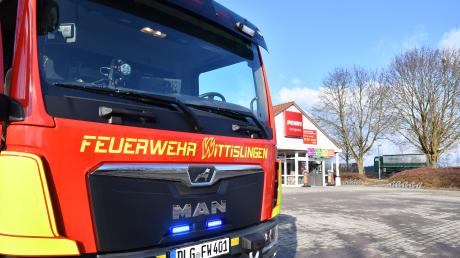 Die Feuerwehr musste am Freitagvormittag zum Penny-Markt in Wittislingen ausrücken.