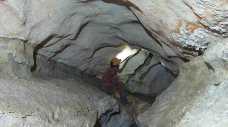 Uli Süß bei einem seiner Höhlen-Abenteuer. Vor der Überdosis war das seine große Leidenschaft.