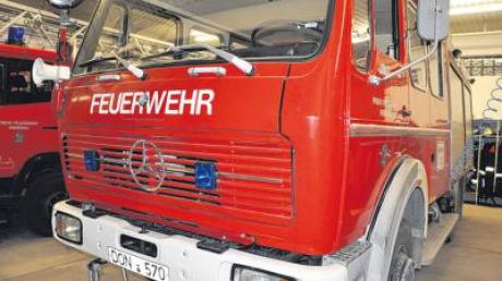 Bereits 34 Jahre alt ist das Tanklöschfahrzeug der Wemdinger Feuerwehr. Diese hat eine Neuanschaffung beantragt.  