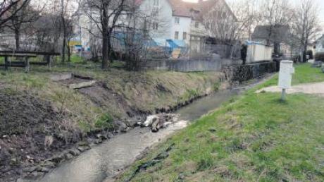 Ob die abgerissene Fußgängerbrücke über die Gailach an ihrer alten Stelle wieder errichtet werden soll, bleibt weiterhin ein Thema im Stadtrat.  