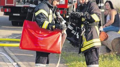 Ihre Leistungsfähigkeit stellten Mitglieder der Freiwilligen Feuerwehr Daiting unter Beweis. 