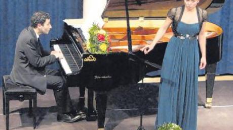 Musikgenuss auf sehr hohem Niveau boten Katja Stuber und Boris Kusnezow bei ihrem Konzert in Mertingen. 