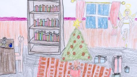 Volles Bücherregal und Schnee vor dem Fenster: so sieht für Simone Abwandner aus Mertingen ein gelungenes Weihnachten aus. Und für Dich? 