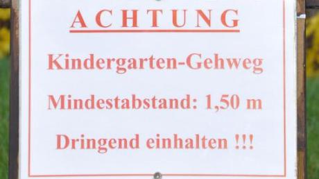 Parkplatzprobleme gibt es vor dem Kaisheimer Kindergarten. 

