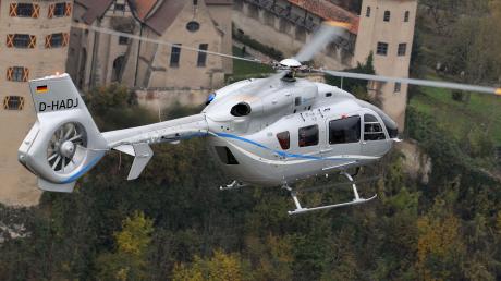 Prototyp des neuen Hubschraubers EC 145 T2.
