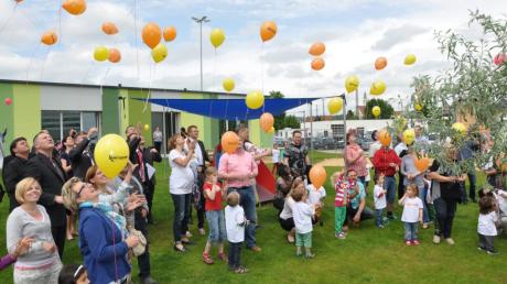 Die für knapp 1,4 Millionen Euro gebaute Kindertagesstätte „Heli Kids“ in Donauwörth ist nun mit einem kleinen Fest eröffnet worden. 
