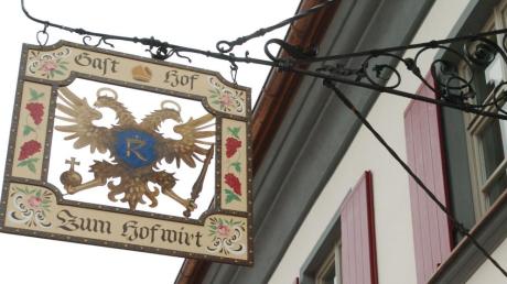 Der Hofwirt in Kaisheim ist nicht nur Gastwirtschaft, sondern auch Heim für einige Vereine. 
