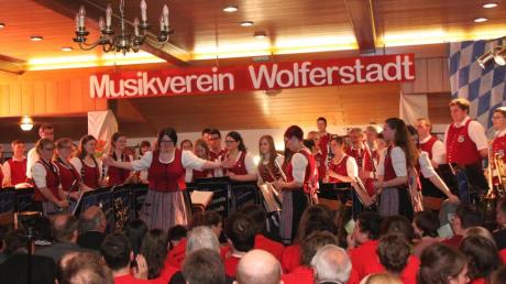 Zahlreiche Besucher waren zum 13. Frühjahrskonzert des Musikvereins Wolferstadt gekommen.  