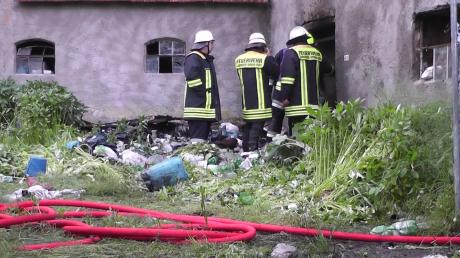Ein Sachschaden von rund 1000 Euro ist bei einem Brand in der Haunzenmühle entstanden. 
