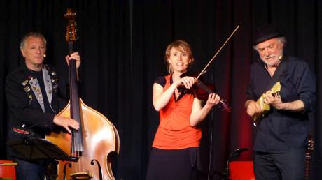 Der Bairisch-Diatonische Jodelwahnsinn mit (von links) Josef Brustmann, Petra Amasreiter und Otto Göttler ist zurück. Am 30. Juli gastiert das Trio beim Rainer-Winkel-Festival auf Gut Sulz. 	
