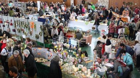 Rund um das Thema Ostern gab es bei dem Markt am Sonntag in Tapfheim viele Dinge zu bestaunen. Die Veranstaltung ist jedes Jahr gut besucht.