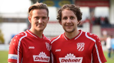 Für den TSV Rain geht es in dieser Saison um nichts mehr. Dennoch möchte man sich gegen Bogen gut präsentieren. Die Laune ist bei Matthias Riedelsheimer (links) und Marco Friedl jedenfalls gut.