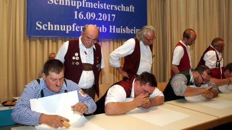 In Huisheim fanden die Deutschen Schnupfmeisterschaften statt.