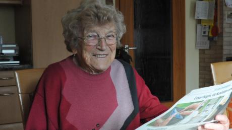 Anna Dußmann aus Gansheim ist 97 Jahre alt. Sie hat alle Bundestagswahlen miterlebt – und hat immer ihre Stimme abgegeben. 