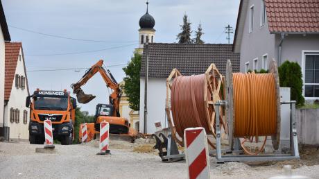 Die Bauarbeiten in Huisheim sind heuer das Thema in der Gemeinde. 