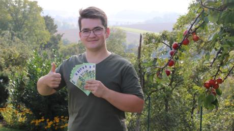 Benedikt Kühmoser aus Rain am Lech hat 1000 Euro beim AZ-Bilderrätsel gewonnen. Der Student will das Geld erst einmal auf die hohe Kante legen.