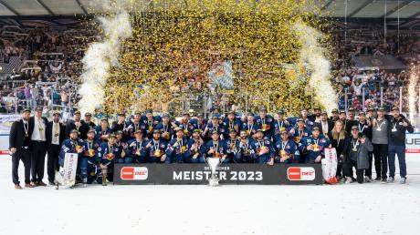 Der EHC Red Bull München gewann die DEL-Finalserie.