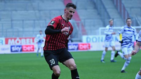 Sein Einsatz ist offen: Ob Stefan Kutschke beim Spiel des FC Ingolstadt in Dresden dabei sein kann, entscheidet sich kurzfristig. 