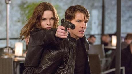 Rebecca Ferguson und Tom Cruise wollen auch im neuen "Mission-Impossible"-Film als Agenten eine Mission lösen.