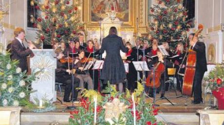 Der Kirchenchor von St. Martin in Baindlkirch präsentierte zusammen mit dem Orchester den vielen Zuhörern ein abwechslungsreiches Konzert. 