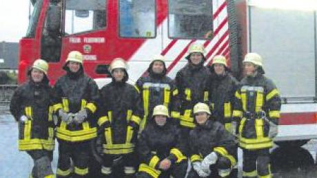 Erfolgreiche Leistungsprüfung Löschen und THL von Aktiven der Freiwilligen Feuerwehr Merching. 