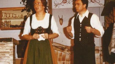 „Adams letztes Abenteuer“ mit Franz Abold und Fanny Schmelcher, gespielt 1979, war eines der Theaterstücke der Rieder Bühne.