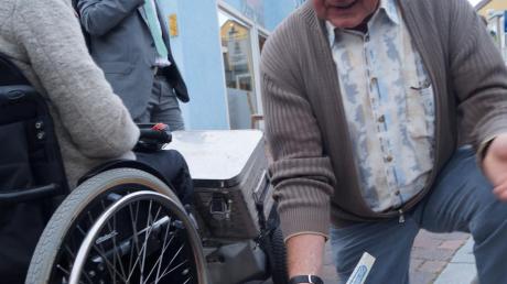 „Hin und wieder kommt es auch vor, dass ich einen kaputten Rollstuhl instand setzen soll.“Behindertenbeauftragter Georg Schneider