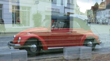 Künftig werden keine Autos mehr unmittelbar vor dem Zeitfenster-Kunstwerk in der Ludwigstraße parken können.