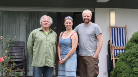 Sie betreuen die Asylbewerber: (von links) Prisma-Leiter Ulrich Lingg und die Pädagogen Barbara Ludwig und Thomas Neber.