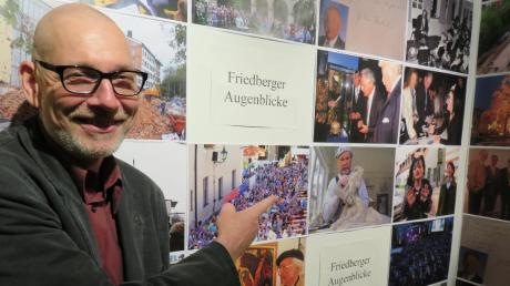 Andreas Schmidt, langjähriger Redakteur der Friedberger Allgemeinen, stellt 1500 seiner Bilder in der Archivgalerie aus. 