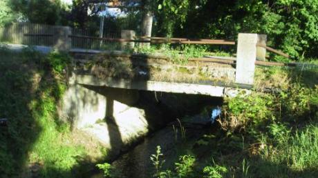 Die Brücke in Hofhegnenberg war wieder Thema. 	