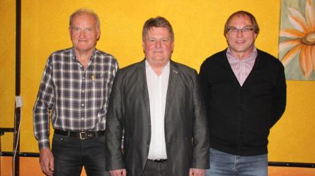 Gemeinsam wollen sie im Vorstand den TC Kissing voranbringen (von links): Hans Bley, Harald Rinderhagen und Wolfgang Nebauer. 