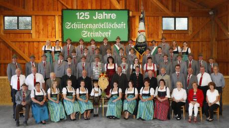 Die Schützengesellschaft Steindorf freut sich bereits auf das Wochenende, an dem das Jubiläum groß gefeiert wird. Der Verein wird 125 Jahre alt. 