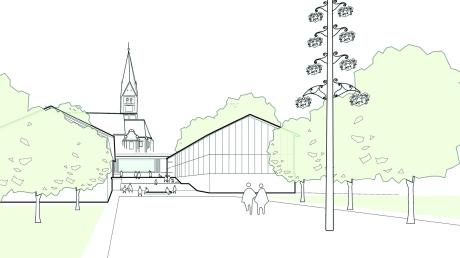 Das neue Rathaus gehört zu den großen Projekten der Gemeinde Dasing. 	