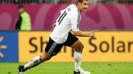 Mit seinem Tor gegen Griechenland hat Miroslav Klose seine Klasse erneut unter Beweis gestellt. Foto: Oliver Weiken dpa