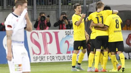 Dortmund machte das wichtige Auswärtstor, wirkte aber nicht über die ganze Spielzeit souverän.