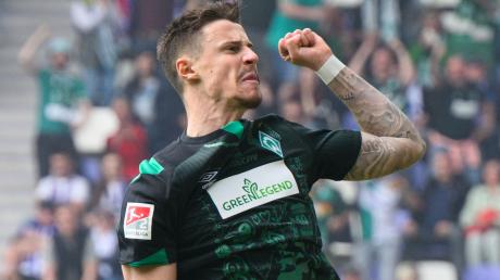Marco Friedl brachte den SV Werder Bremen mit seinem Tor zum 1:0 in Aue auf die Siegerstraße.
