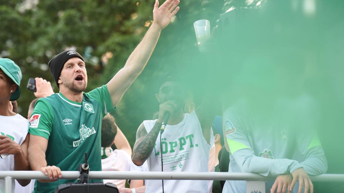 #Werder Bremen: Aufstiegsfeier mit Pyrotechnik: DFB ermittelt gegen Füllkrug