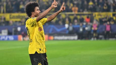 Kurz nach Beginn des zweiten Durchgangs sorgte Karim Adeyemi für das zwischenzeitliche 1:0 für Dortmund.