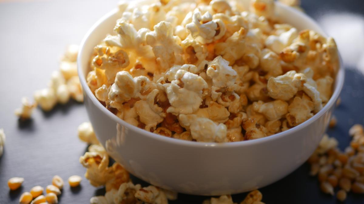 Wie viel Gramm hat Popcorn im Kino?